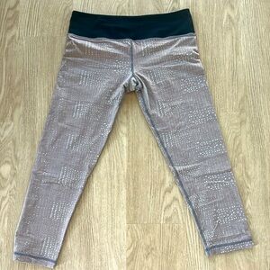 Vuori XL Leggings | Black, Periwinkle with dotted pattern